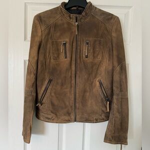 Buffalo Suede Moto Jacket NWOT